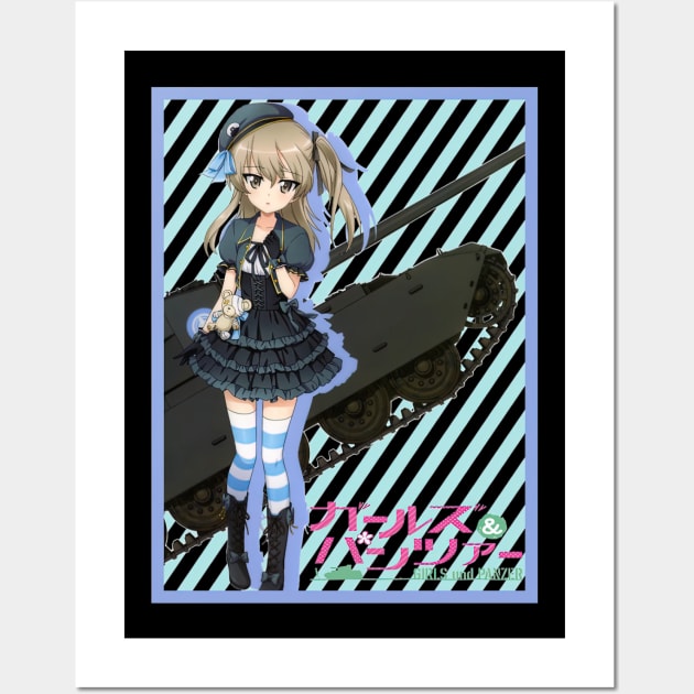 Kawaii Tank Shimada Alice Wall Art by ThomaneJohnson